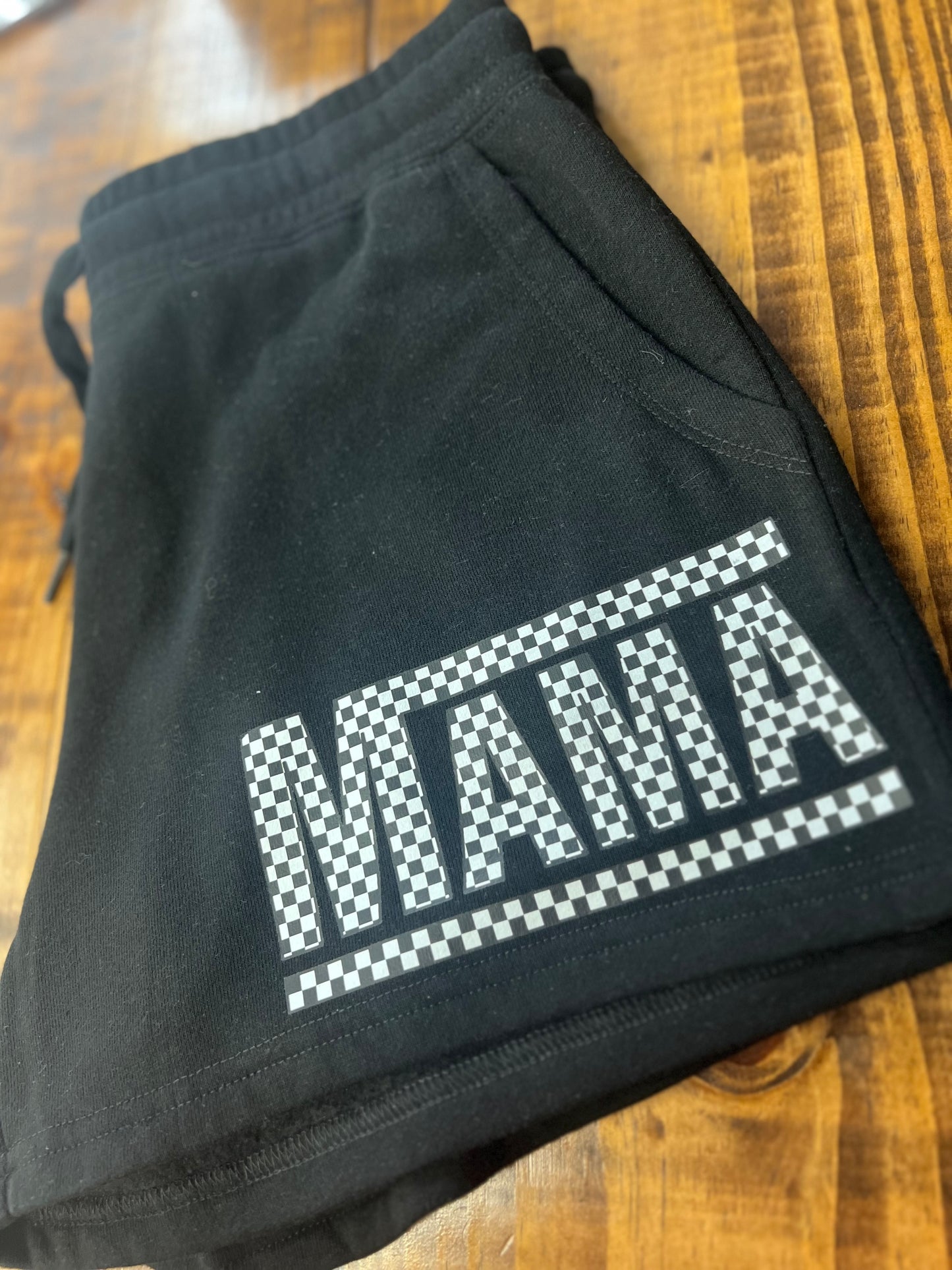 Checkered Mama Shorts