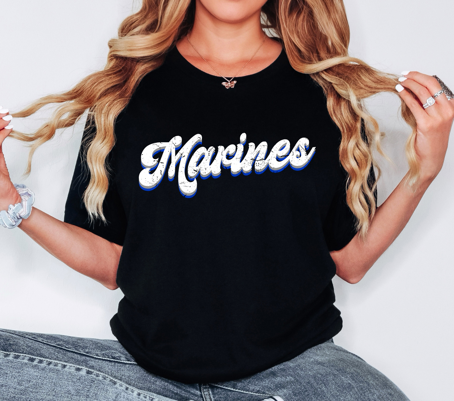 Distressed Retro Marines