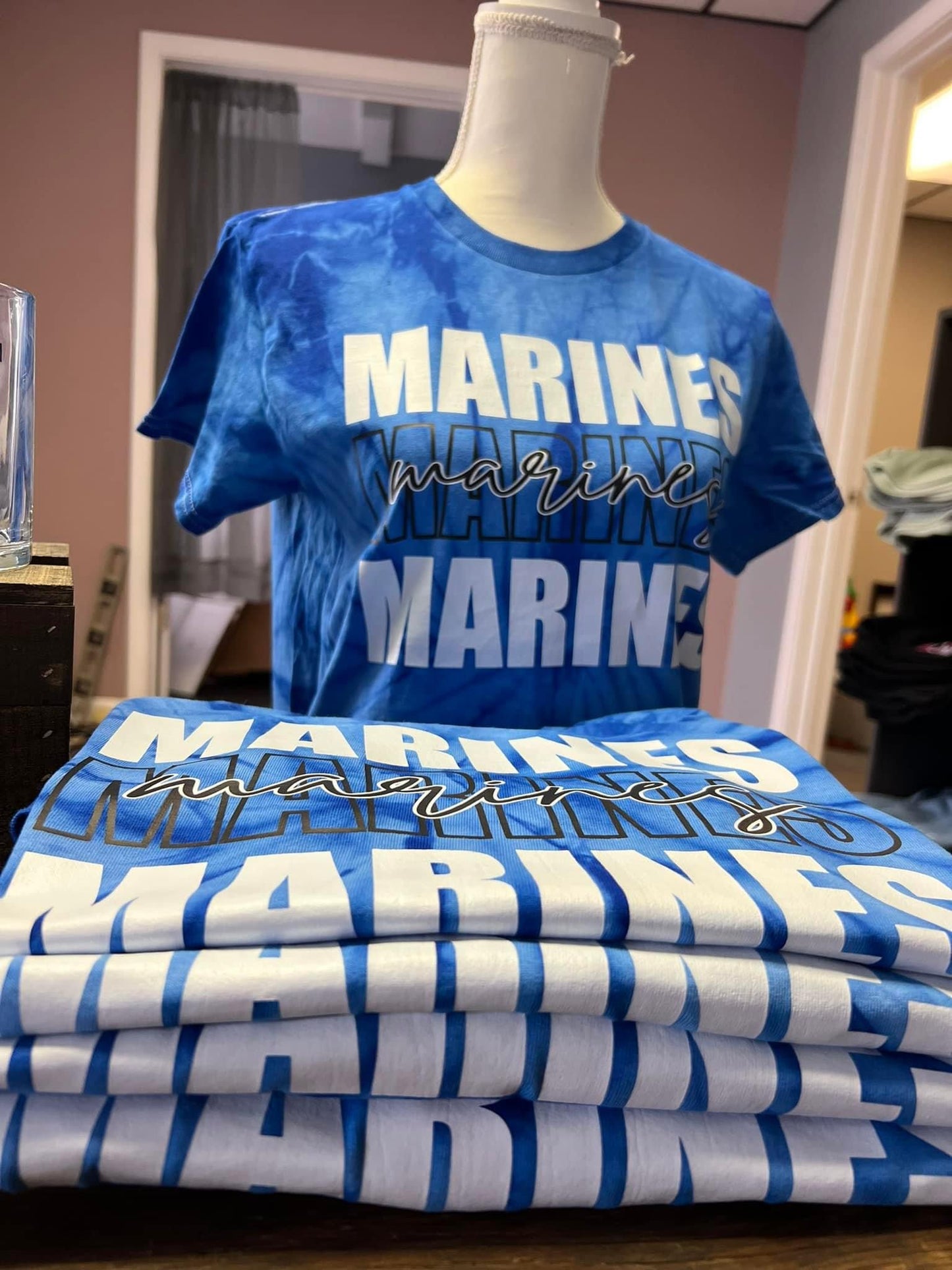 Tye Dye Marines Tee