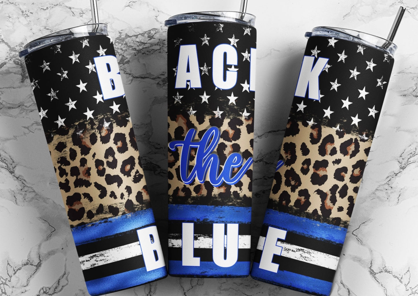 Back The Blue 20oz Tumbler