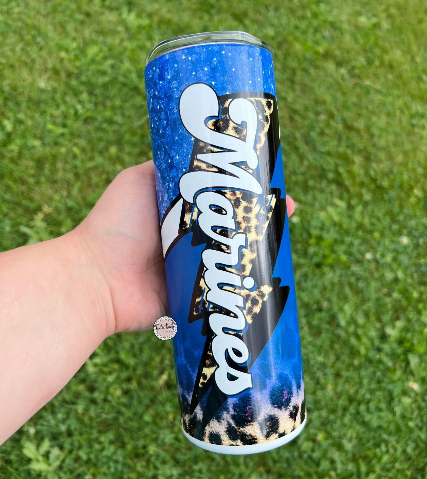 20oz Cheetah Marines Tumbler