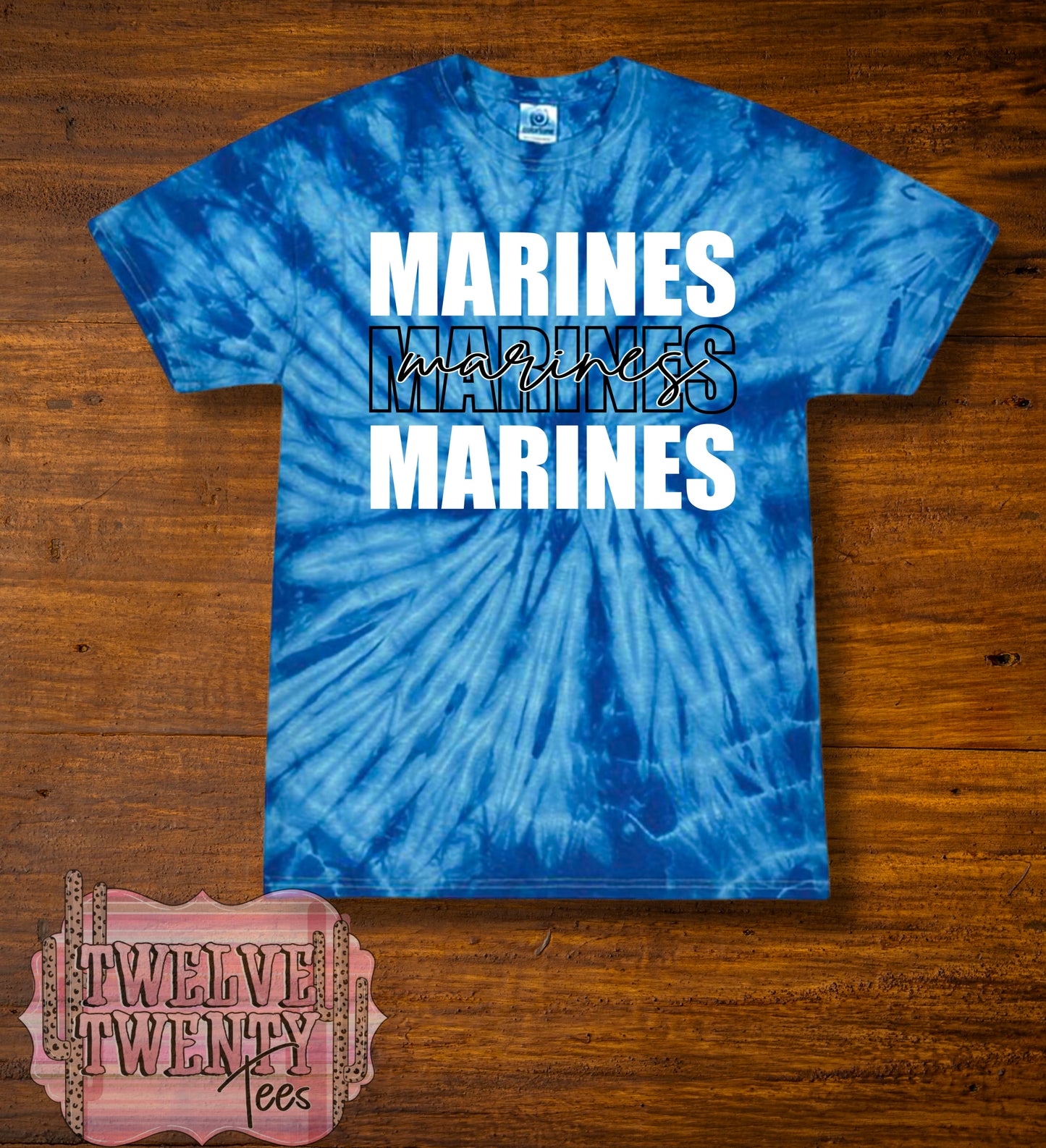 Tye Dye Marines Tee