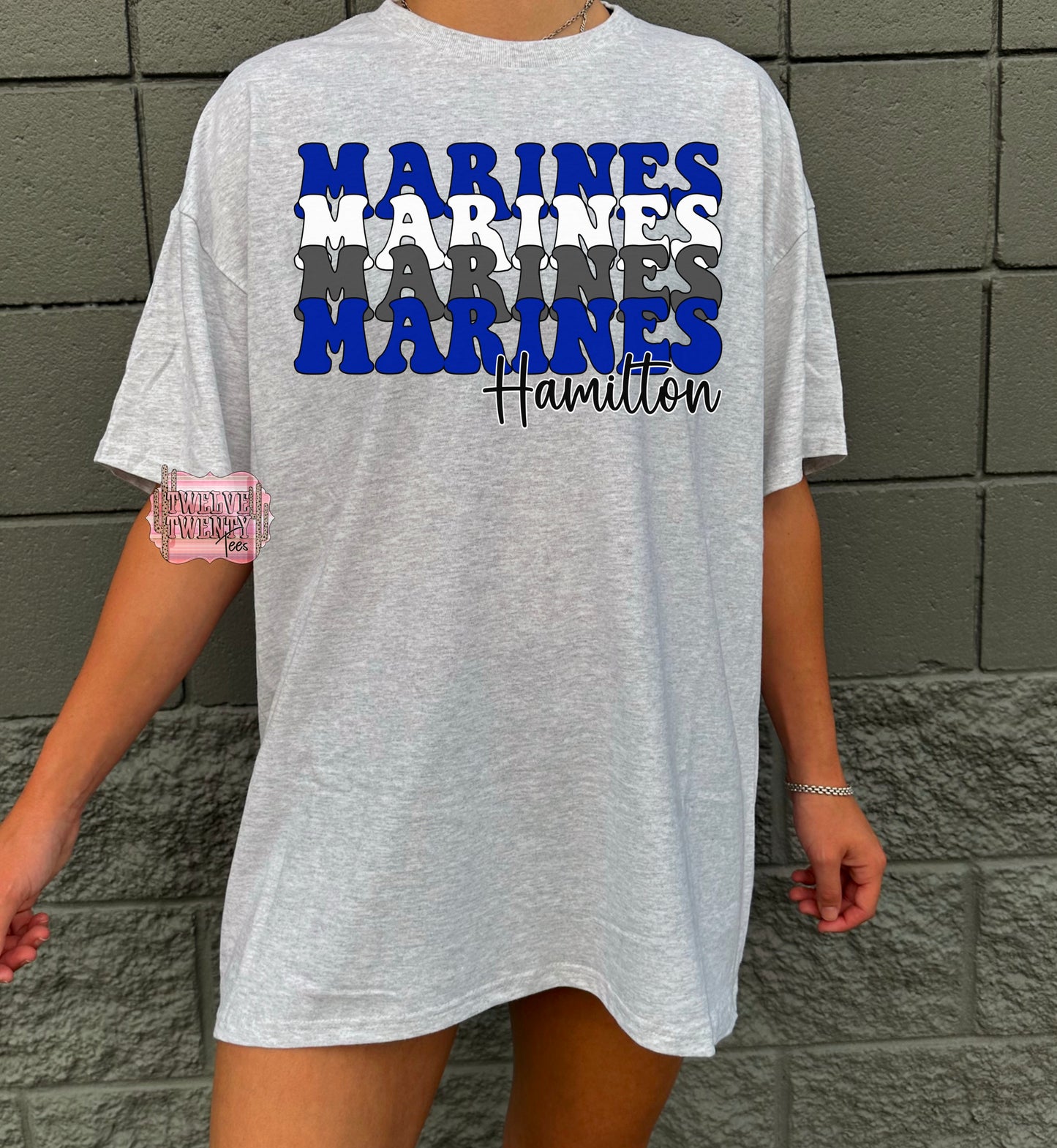 Stacked Marines Tee