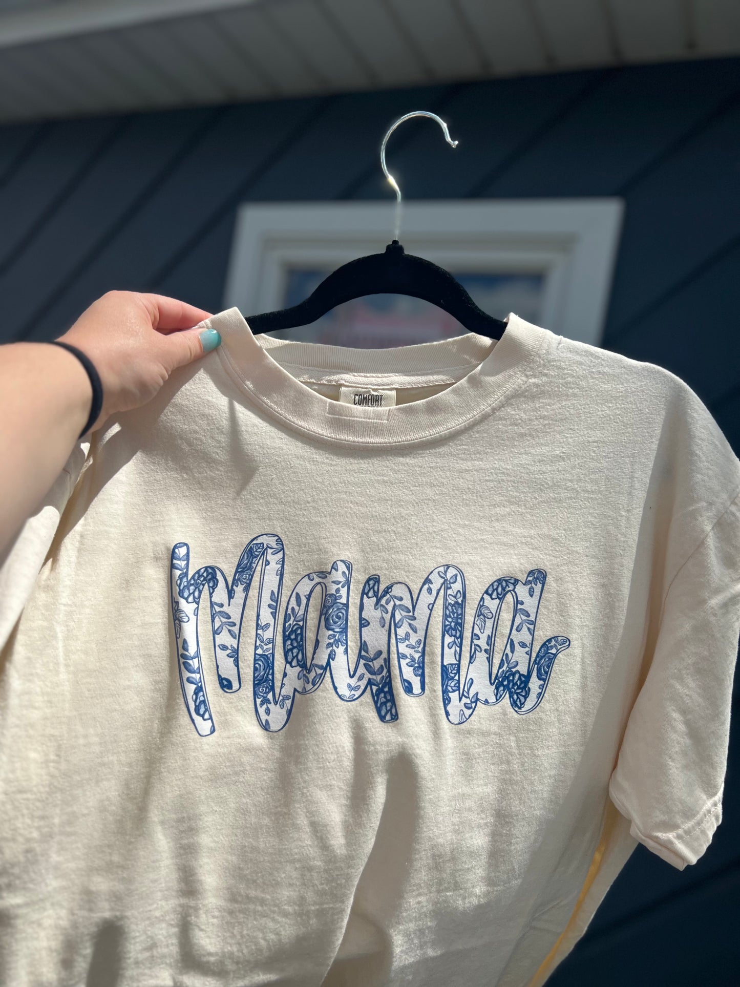 Floral mama comfort colors