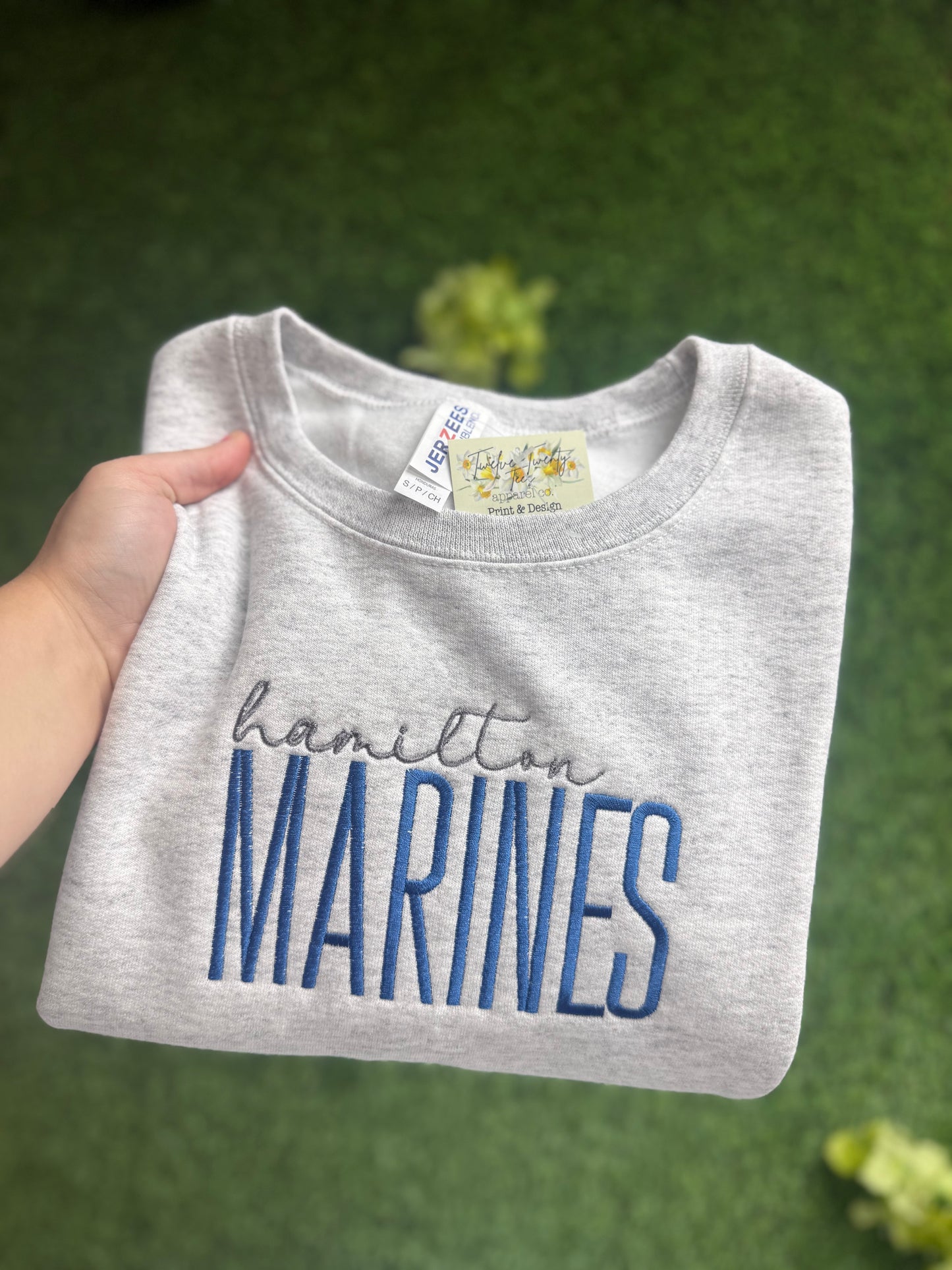 Embroidered Stacked School