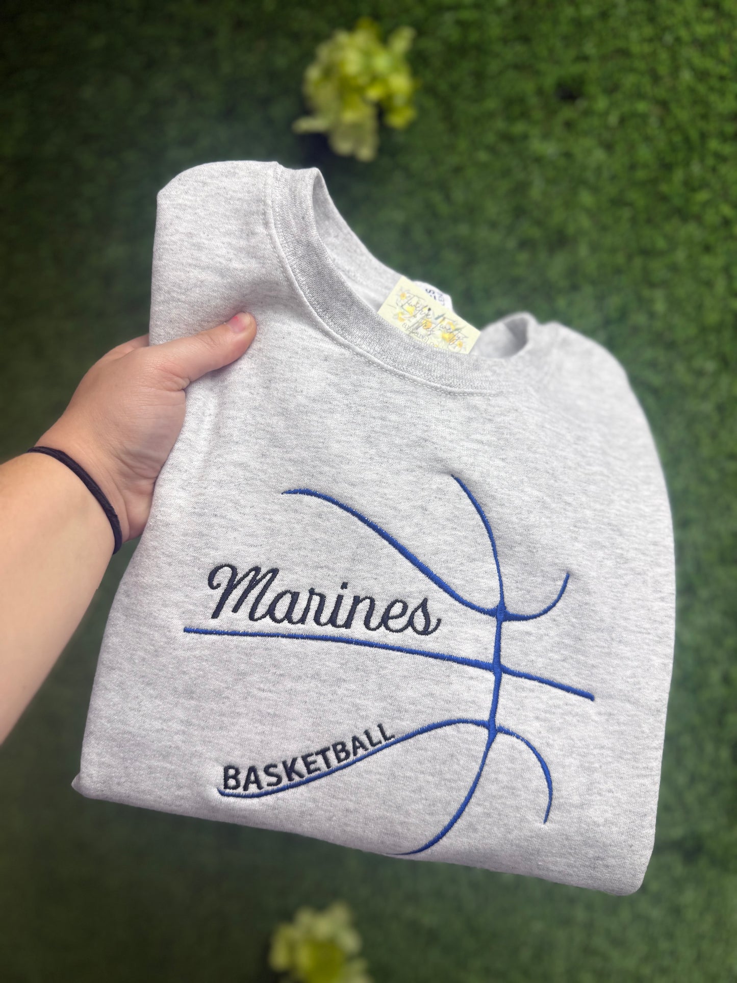 Embroidered Basketball with mascot