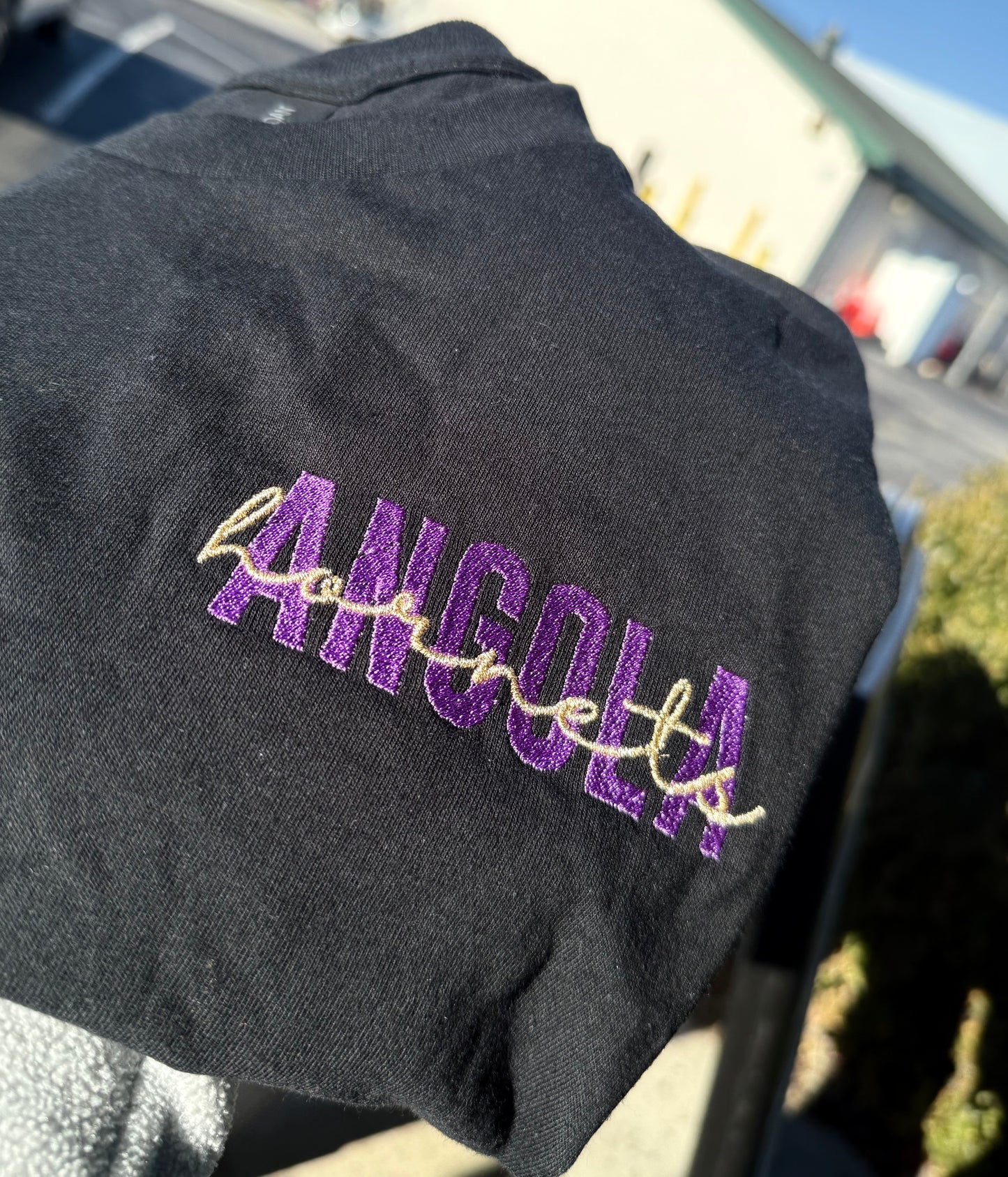 Embroidered School Spirit Pocket Design