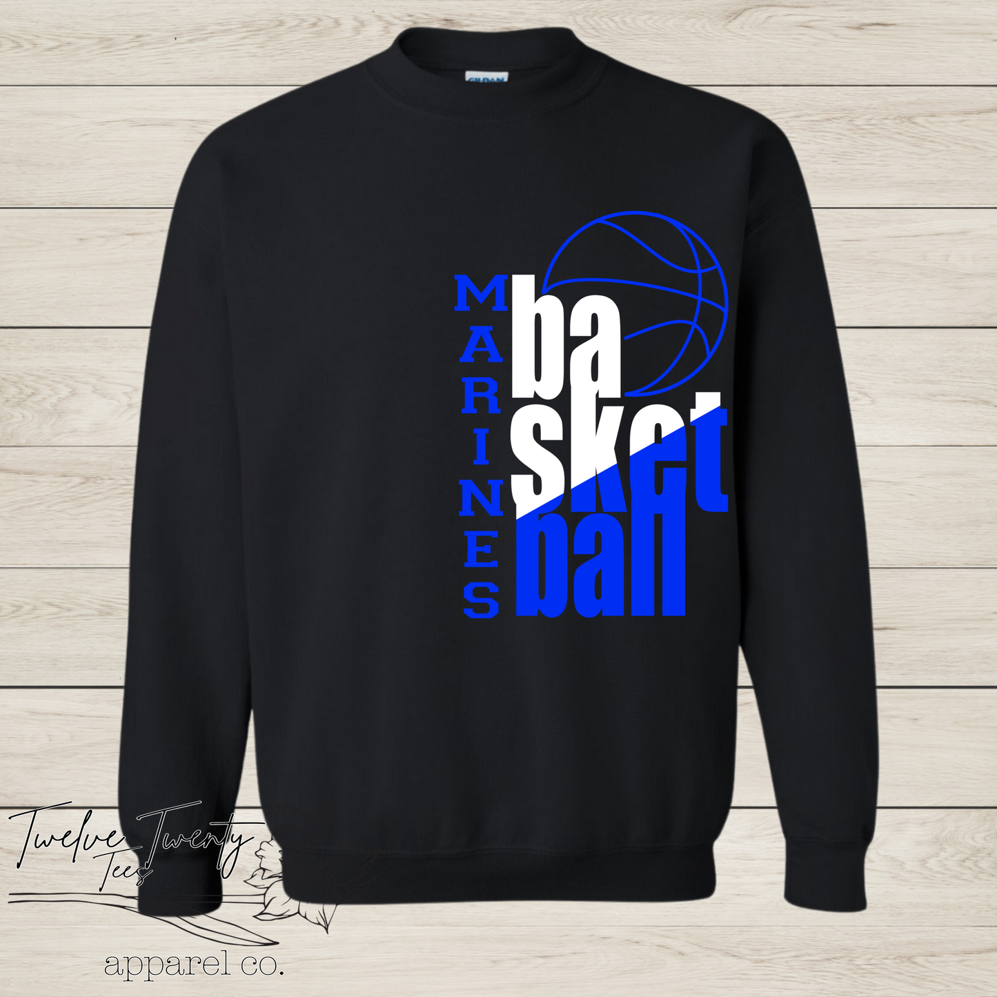 Marines Basketball Side Design