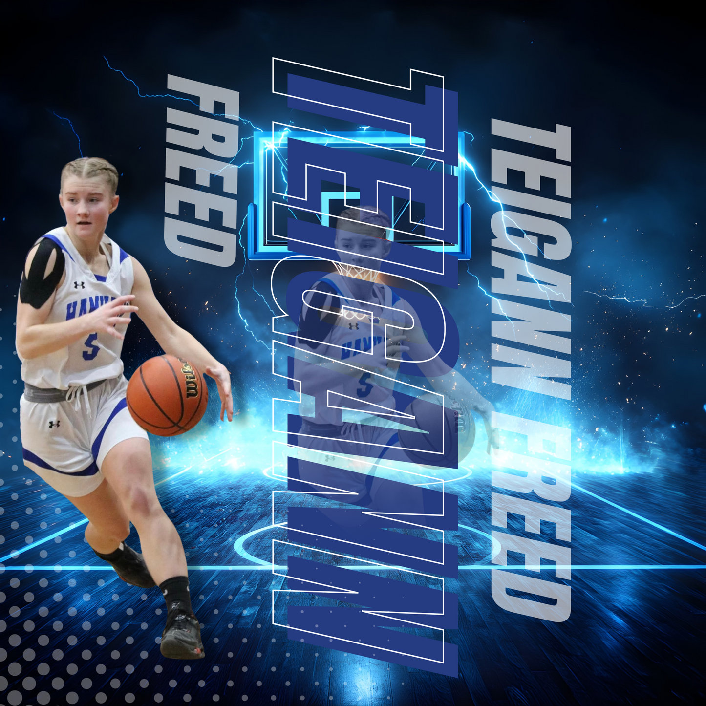 Custom sports graphic
