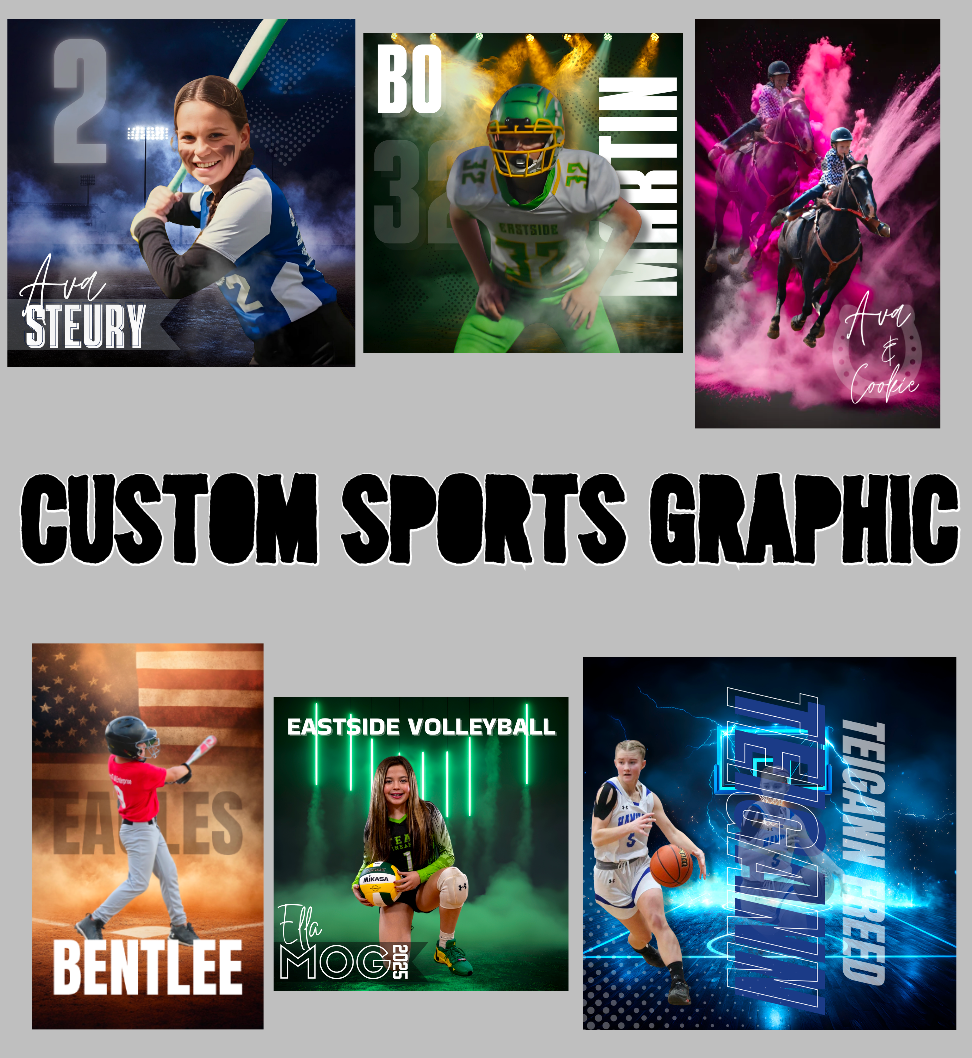 Custom sports graphic
