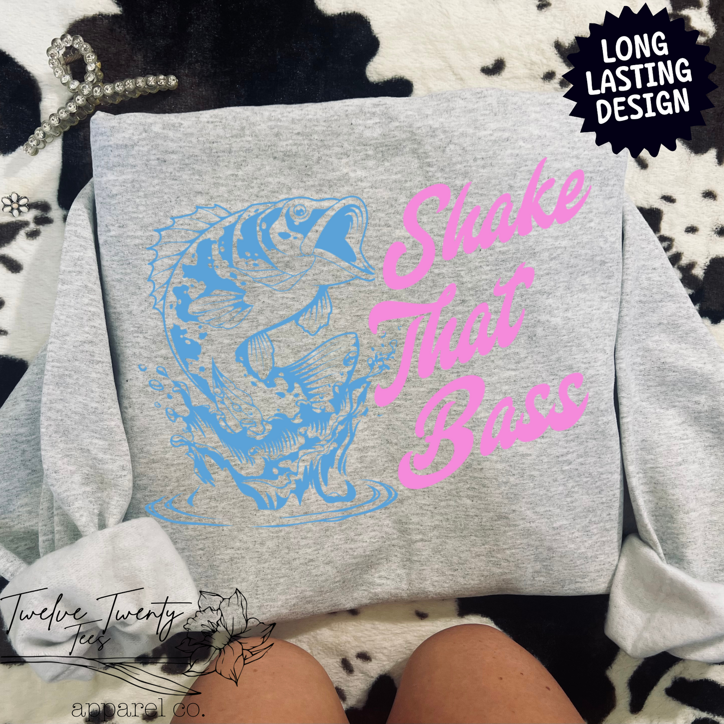 Shake that bass fishing tee