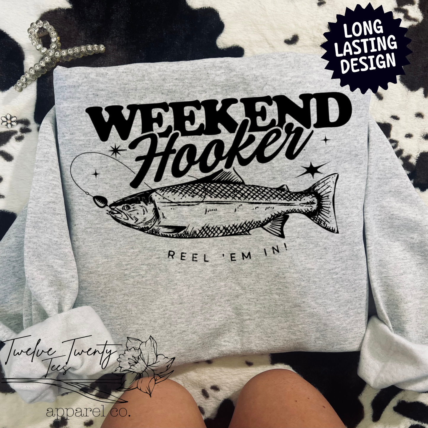 Weekend Hooker fishing tee