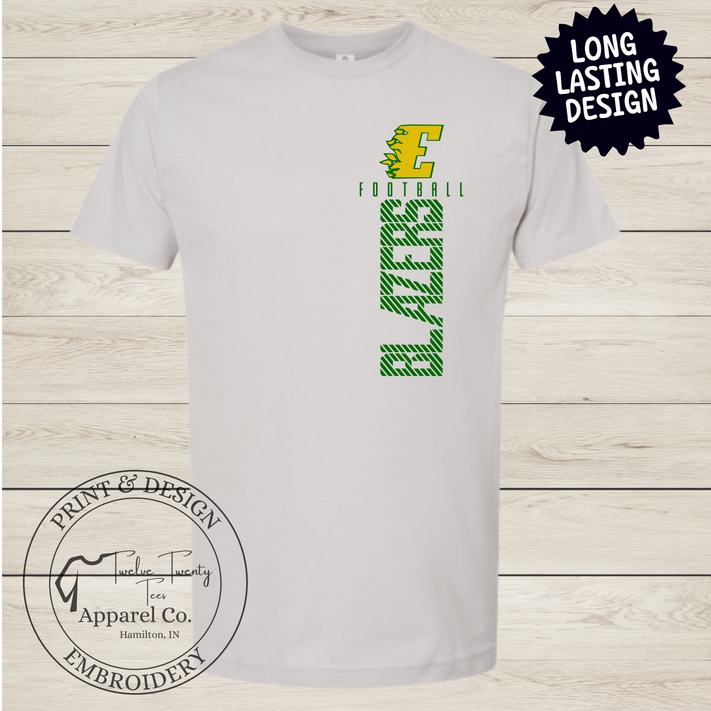 Eastside football stacked logo