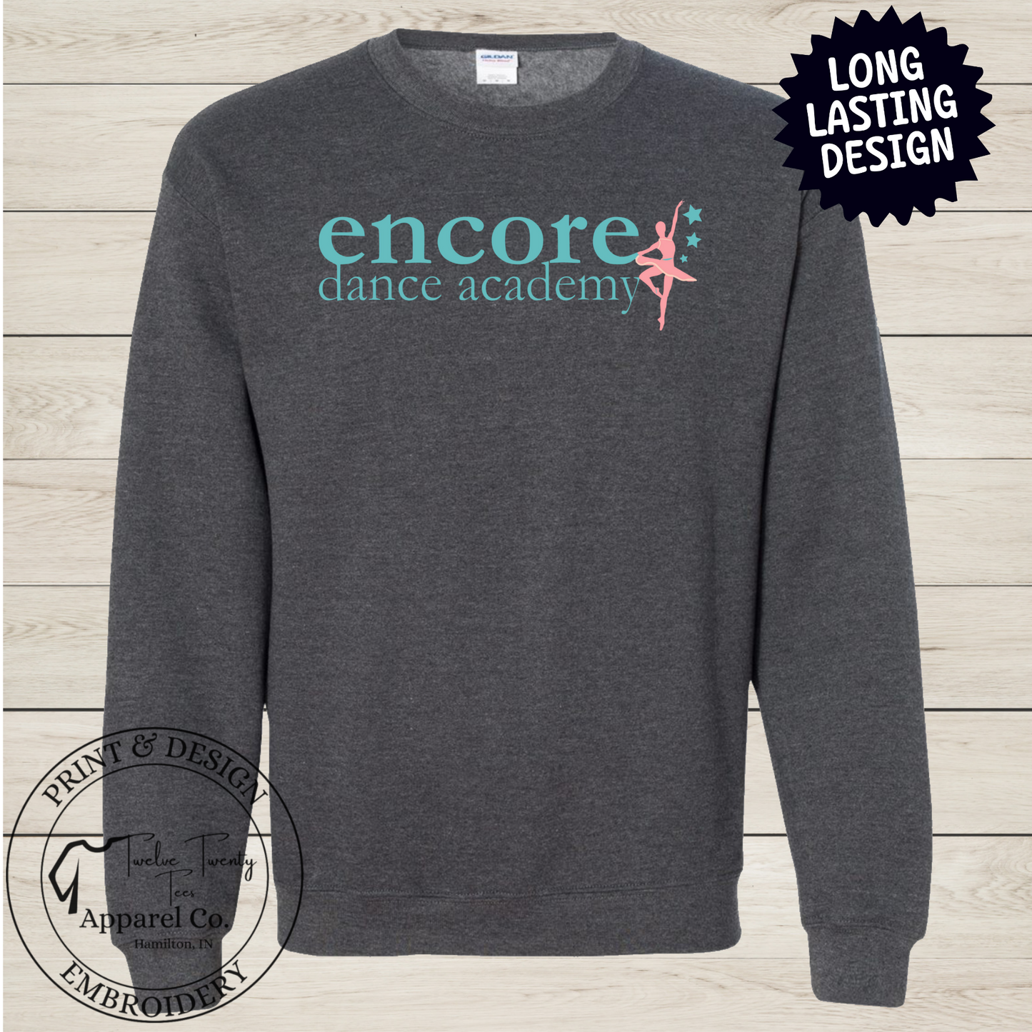 ENCORE Dance Crewneck Sweatshirt