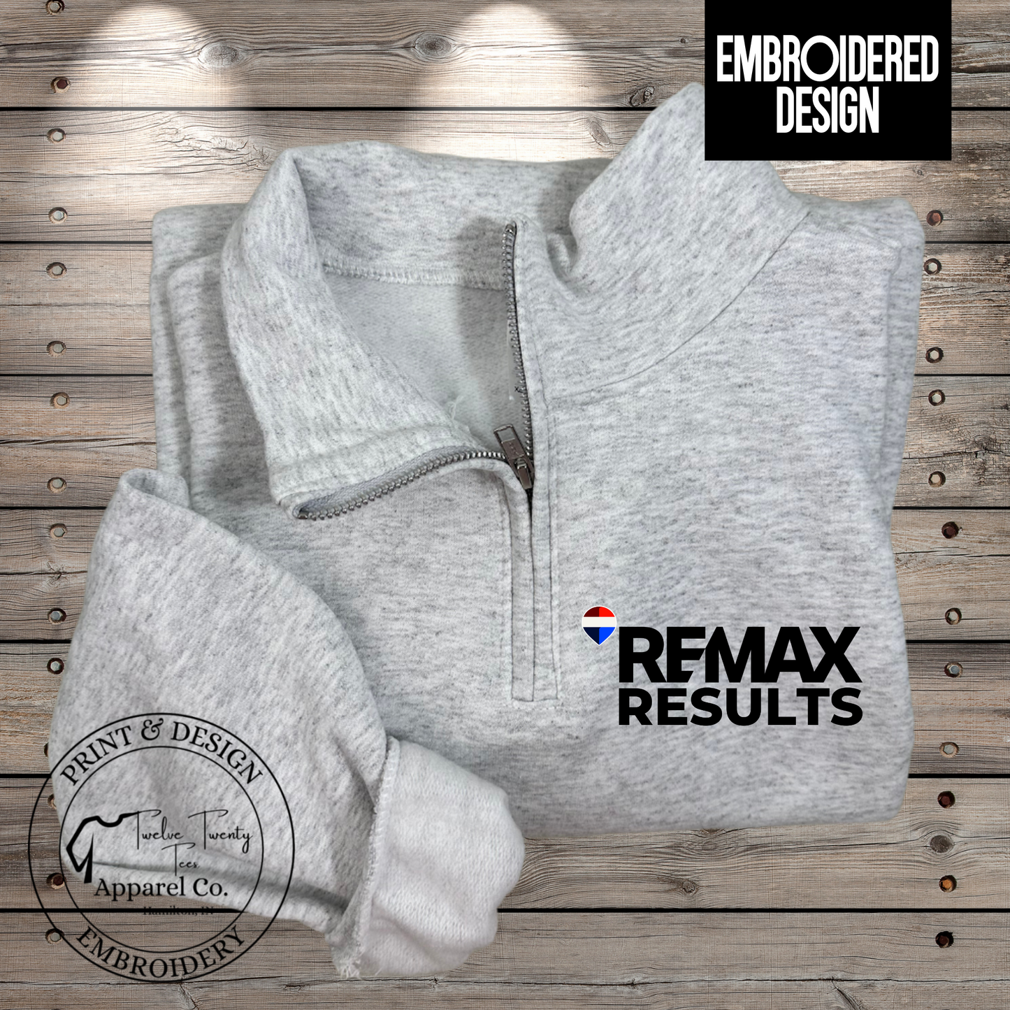 REMAX Embroidered 1/4 Zip
