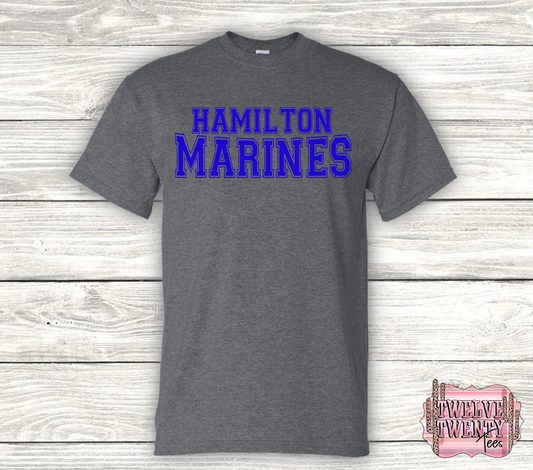 Dark Heather Hamilton Marines