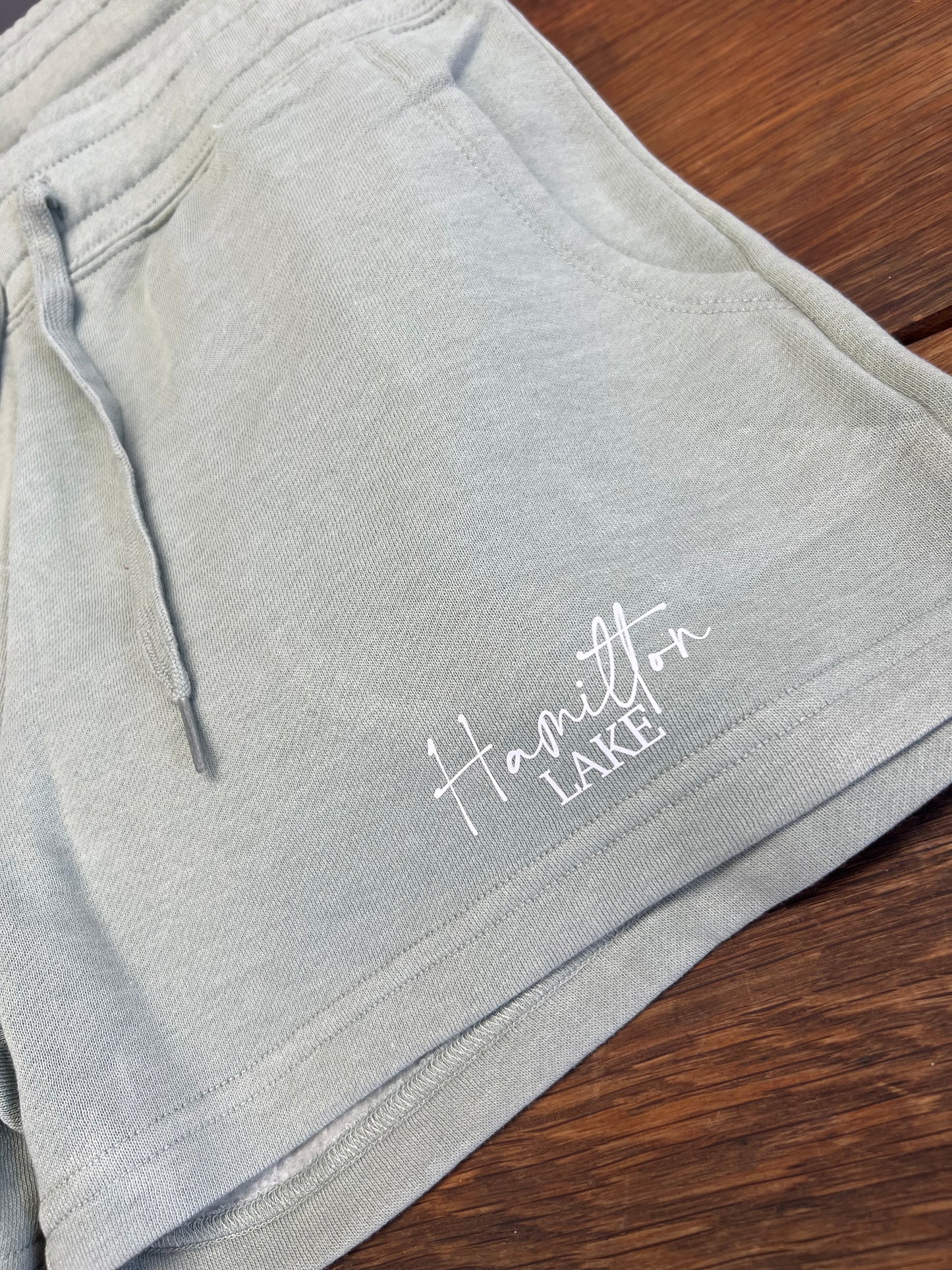 Hamilton Lake Sage Green Shorts