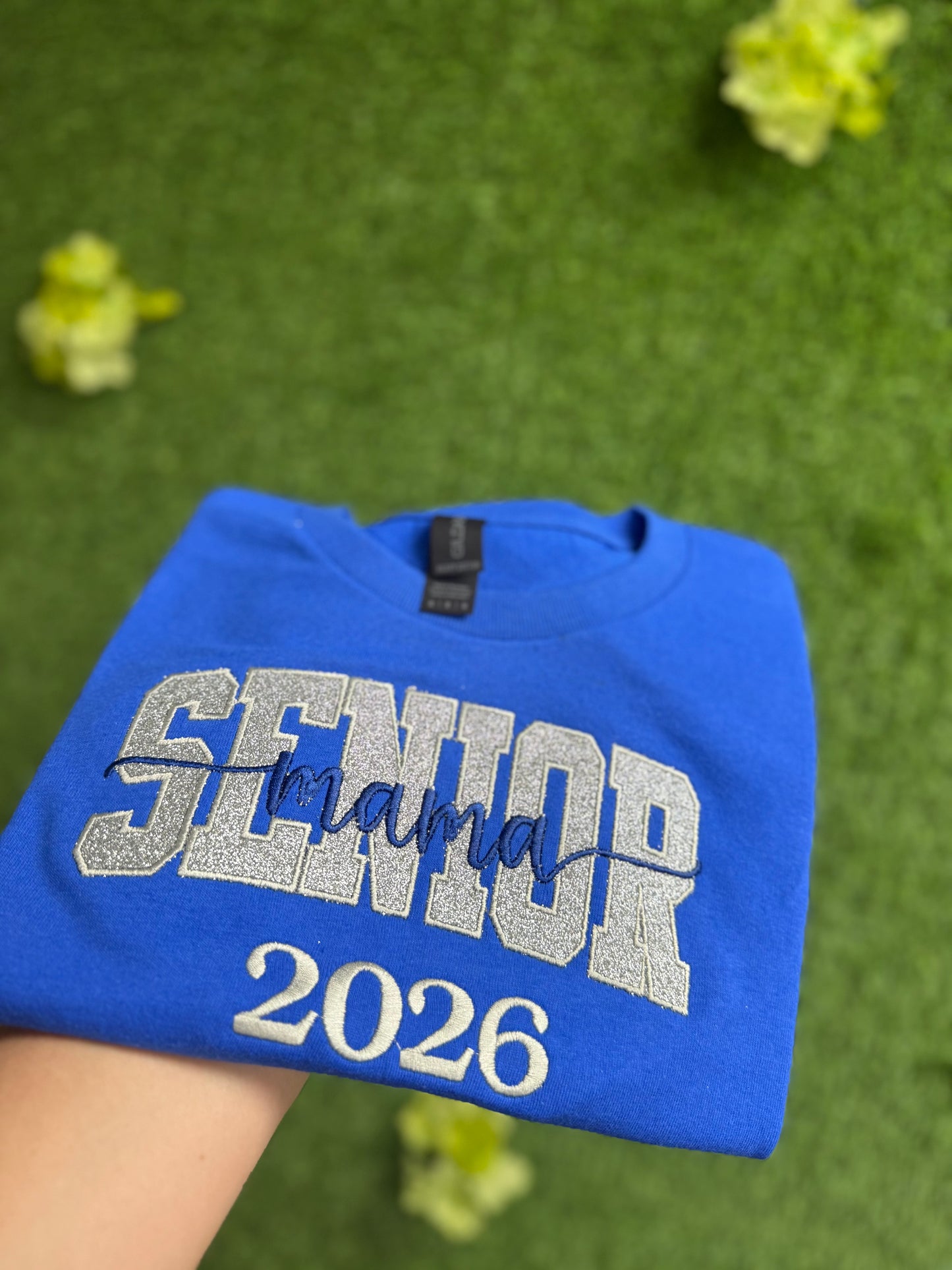 Senior mama embroidered