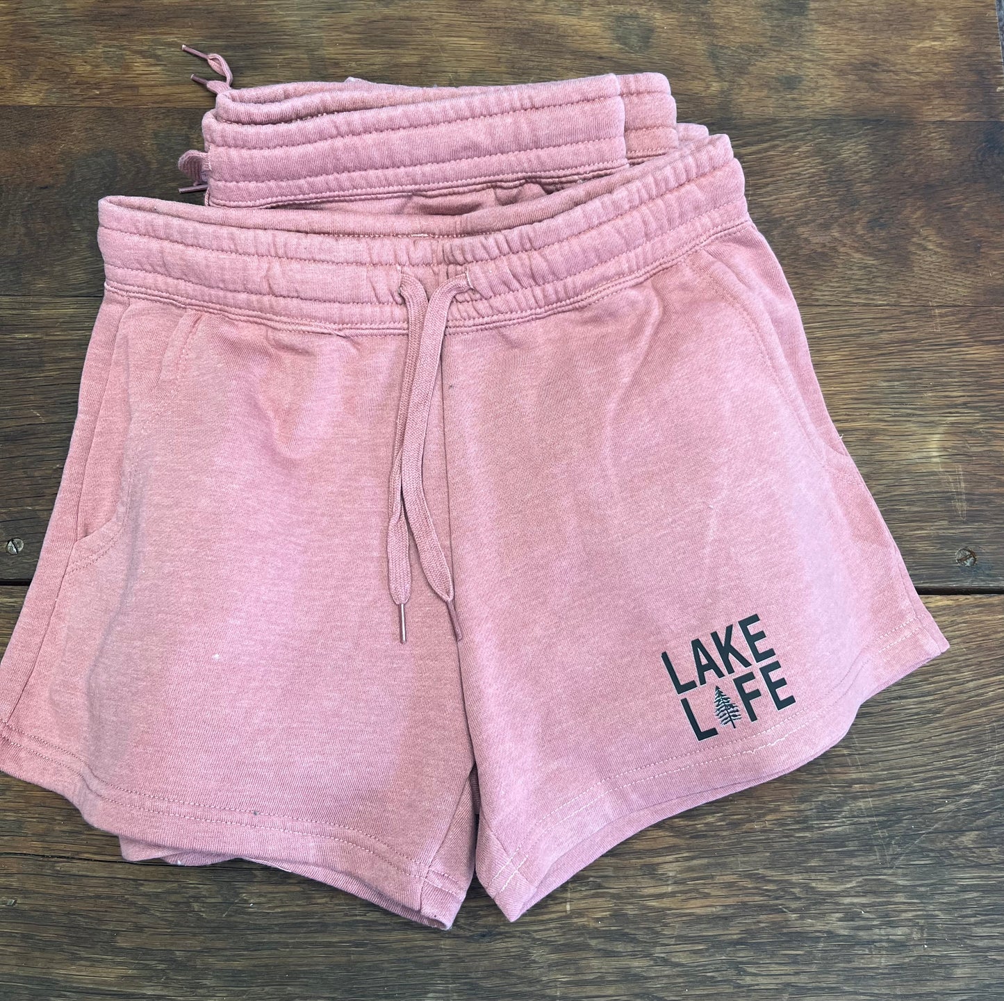 Dusty Rose Lake Life Shorts