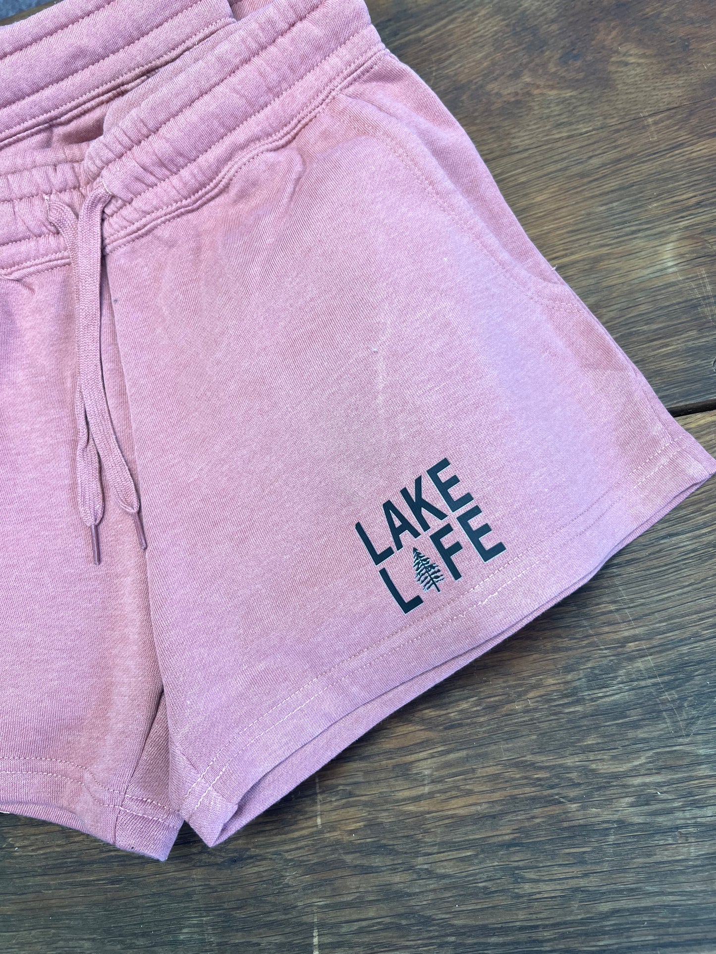 Dusty Rose Lake Life Shorts