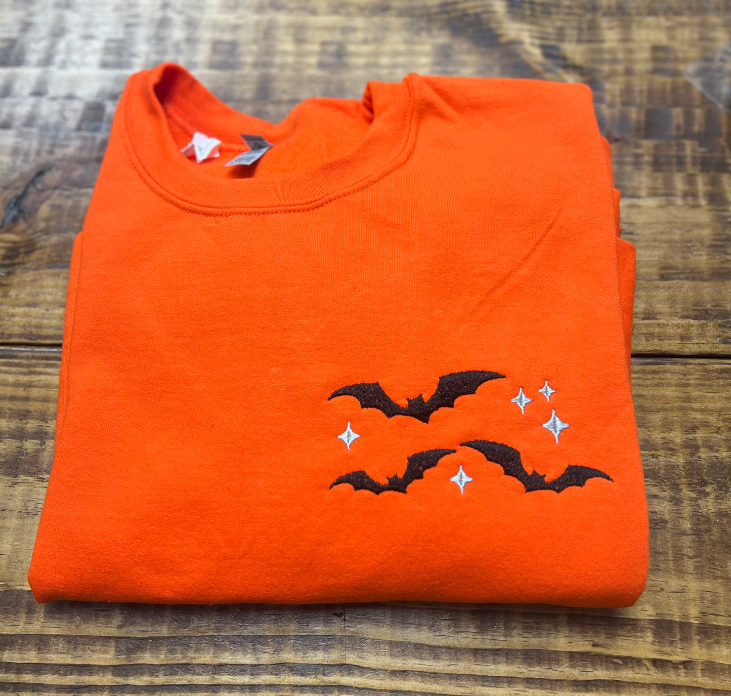 It’s Bats Embroidered Crewneck