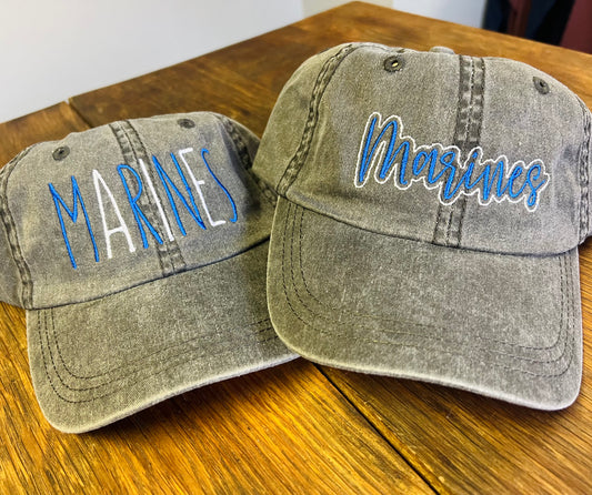 MARINES school spirt hat