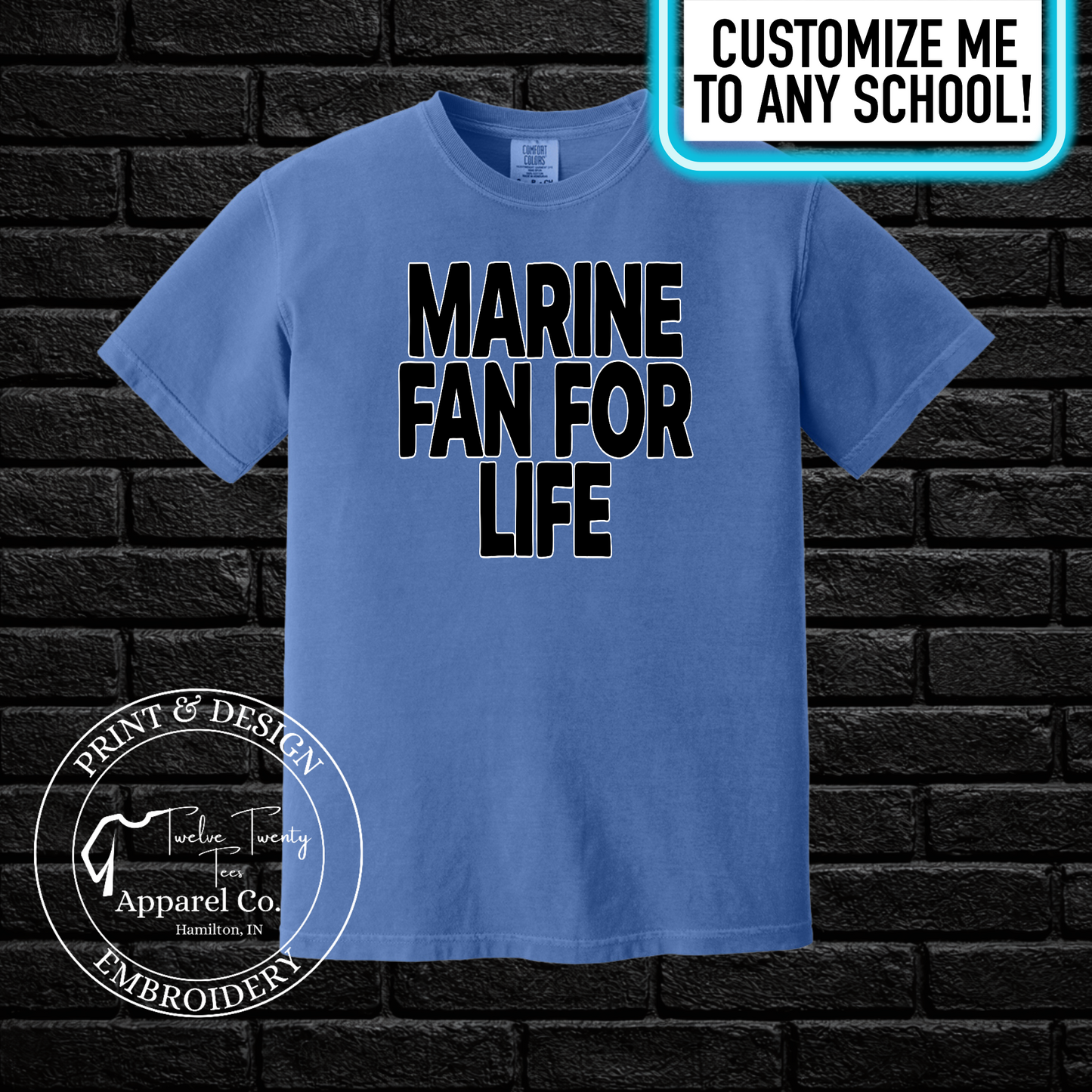 Comfort colors fan for life