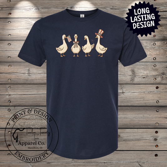 Vintage patriotic goose