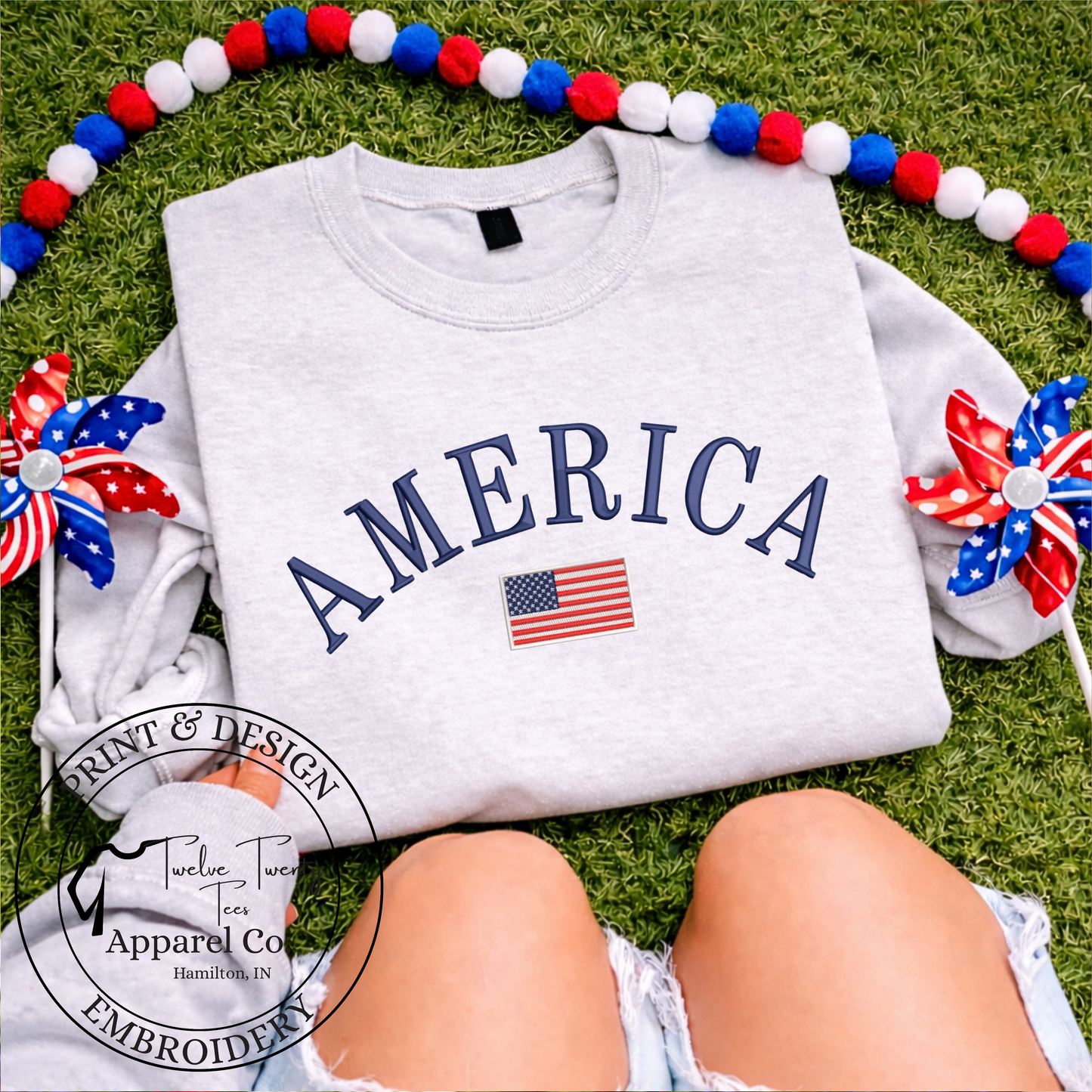Embroidered AMERICA