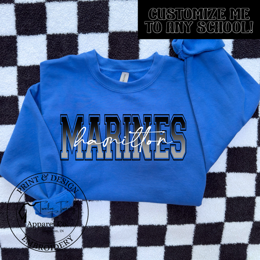 Ombre mascot