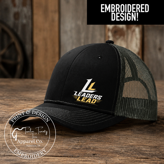 Leaders Lead Embroidery Hat