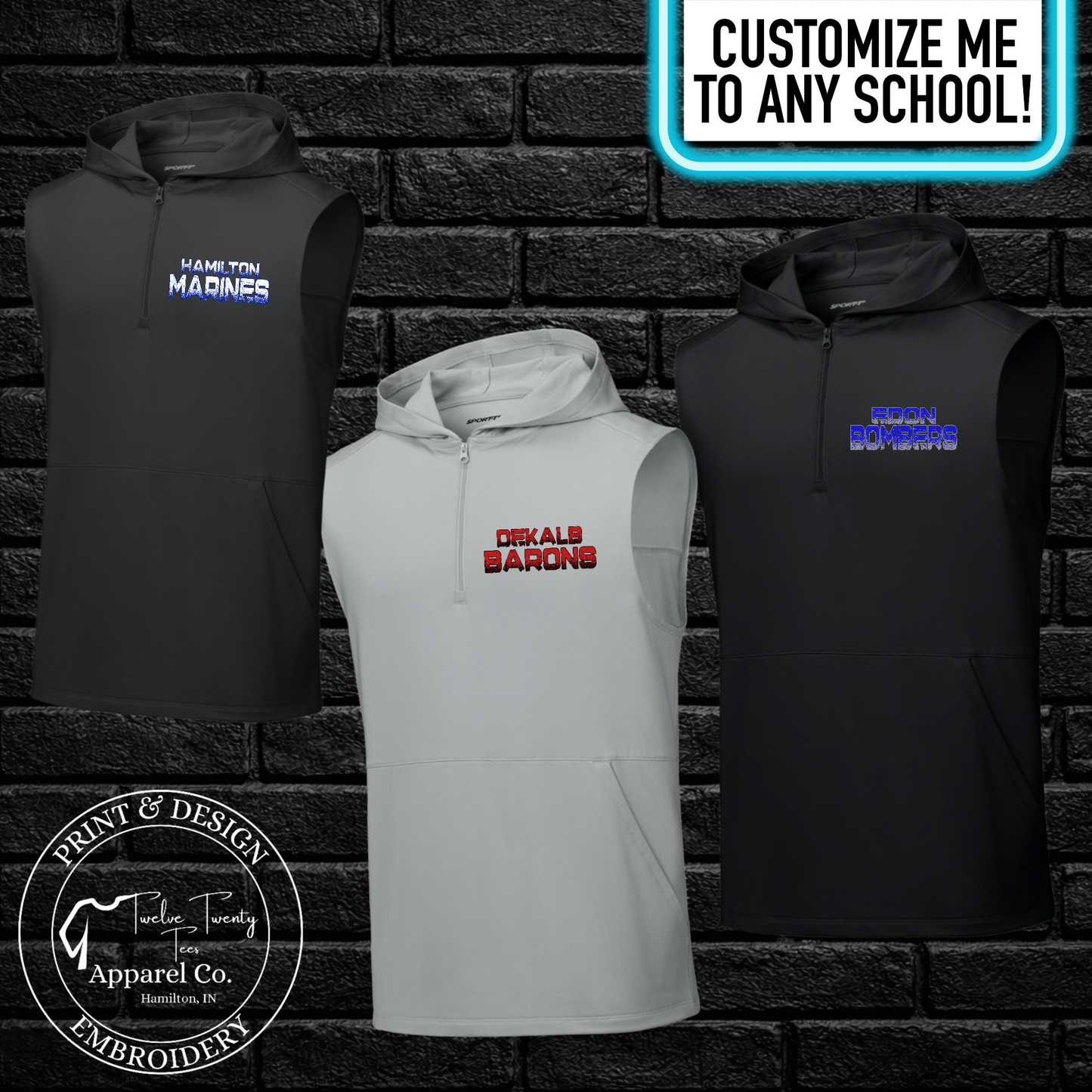 Stretch Sleeveless Hoodie