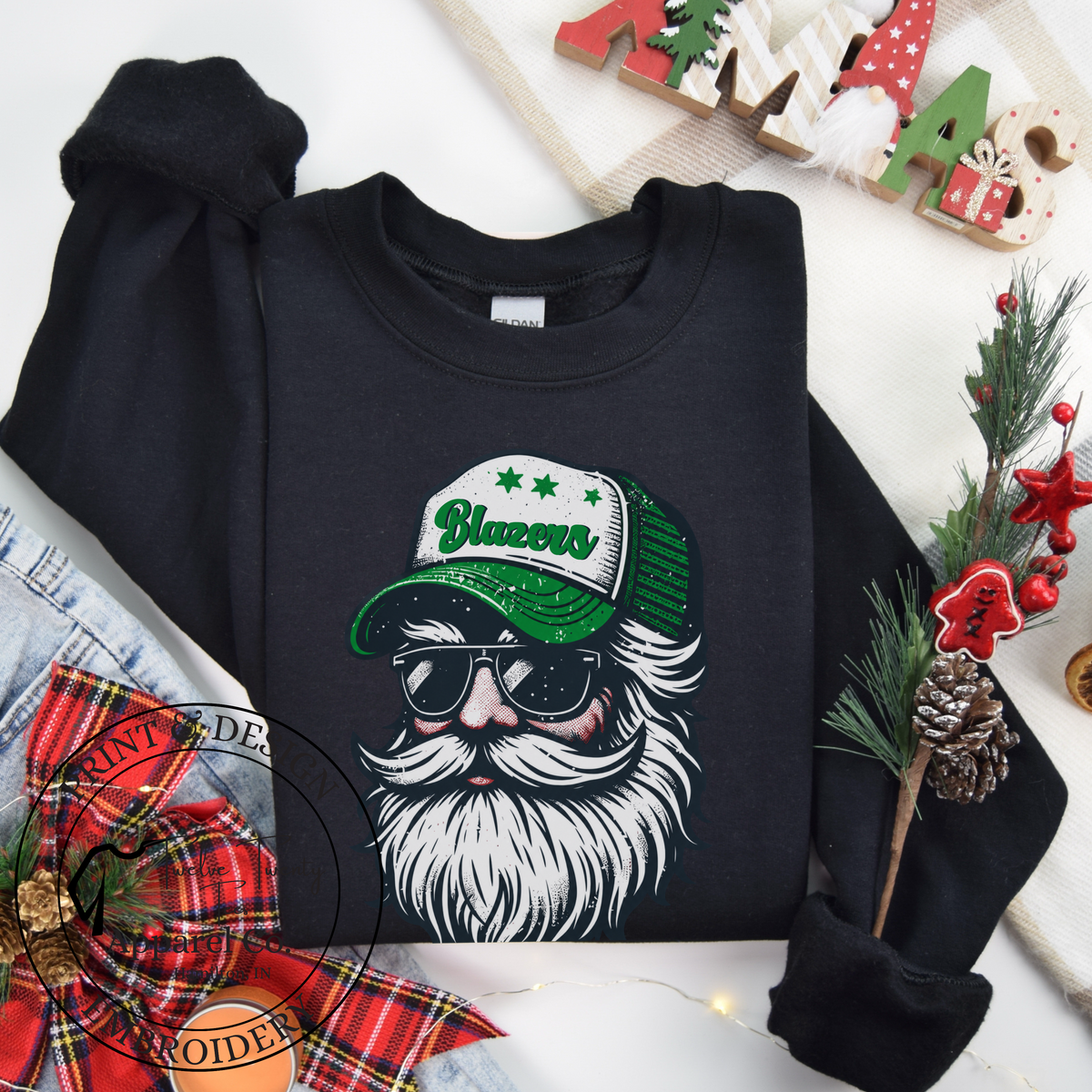 Mascot Santa