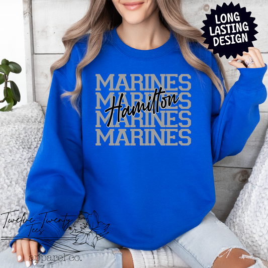 Stacked Script Custom School