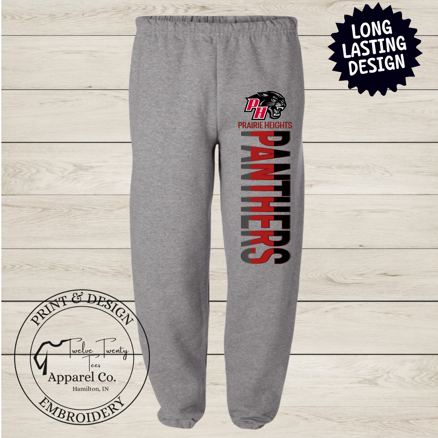 Custom school logo sweats