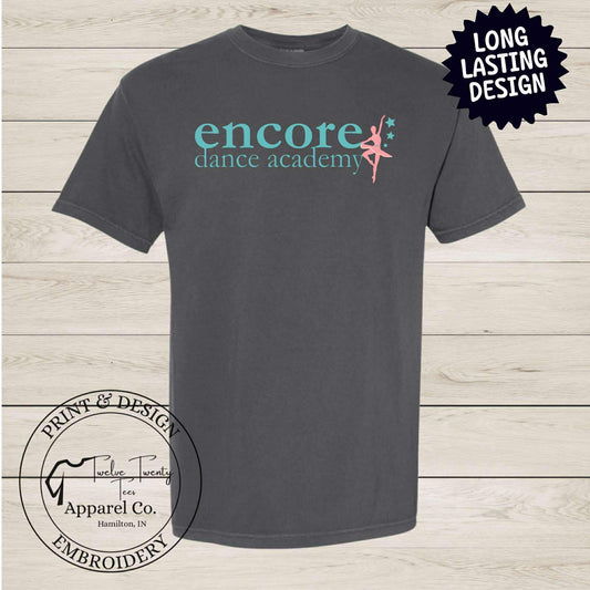 ENCORE Dance Academy Comfort Colors tee