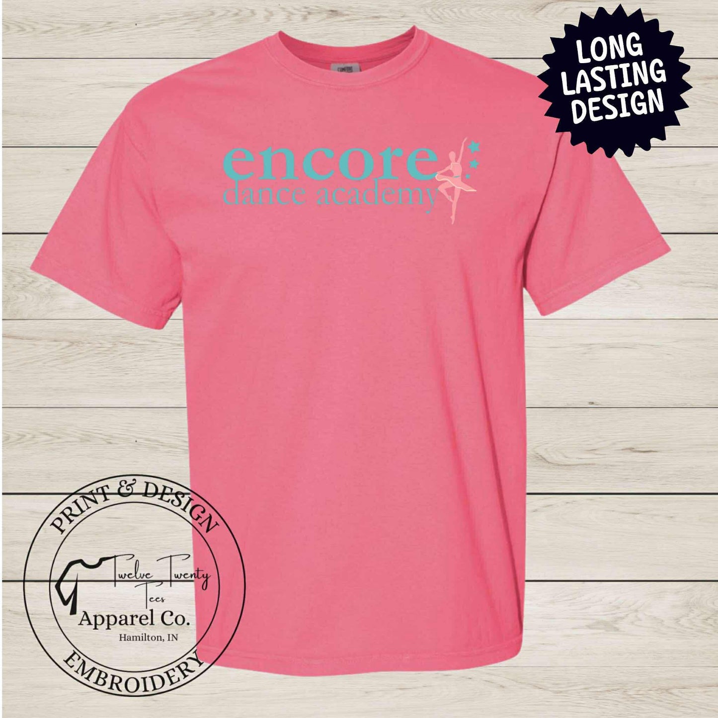 ENCORE Dance Academy Comfort Colors tee