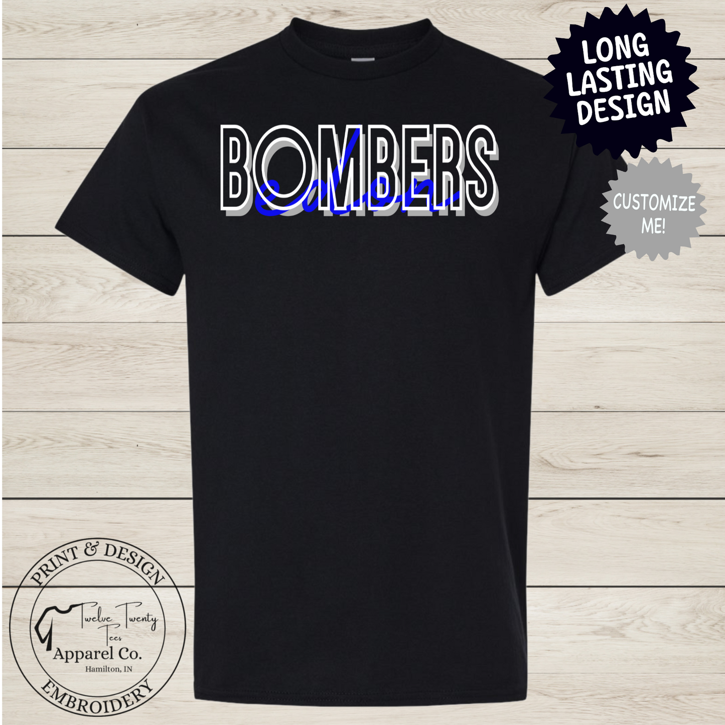 Custom mascot layered