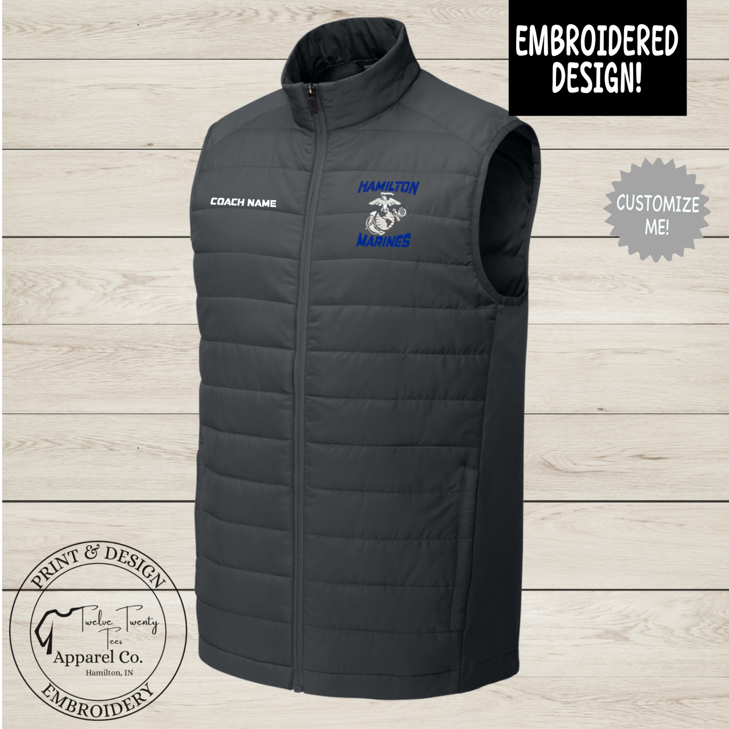 Embroidered Coach Vests