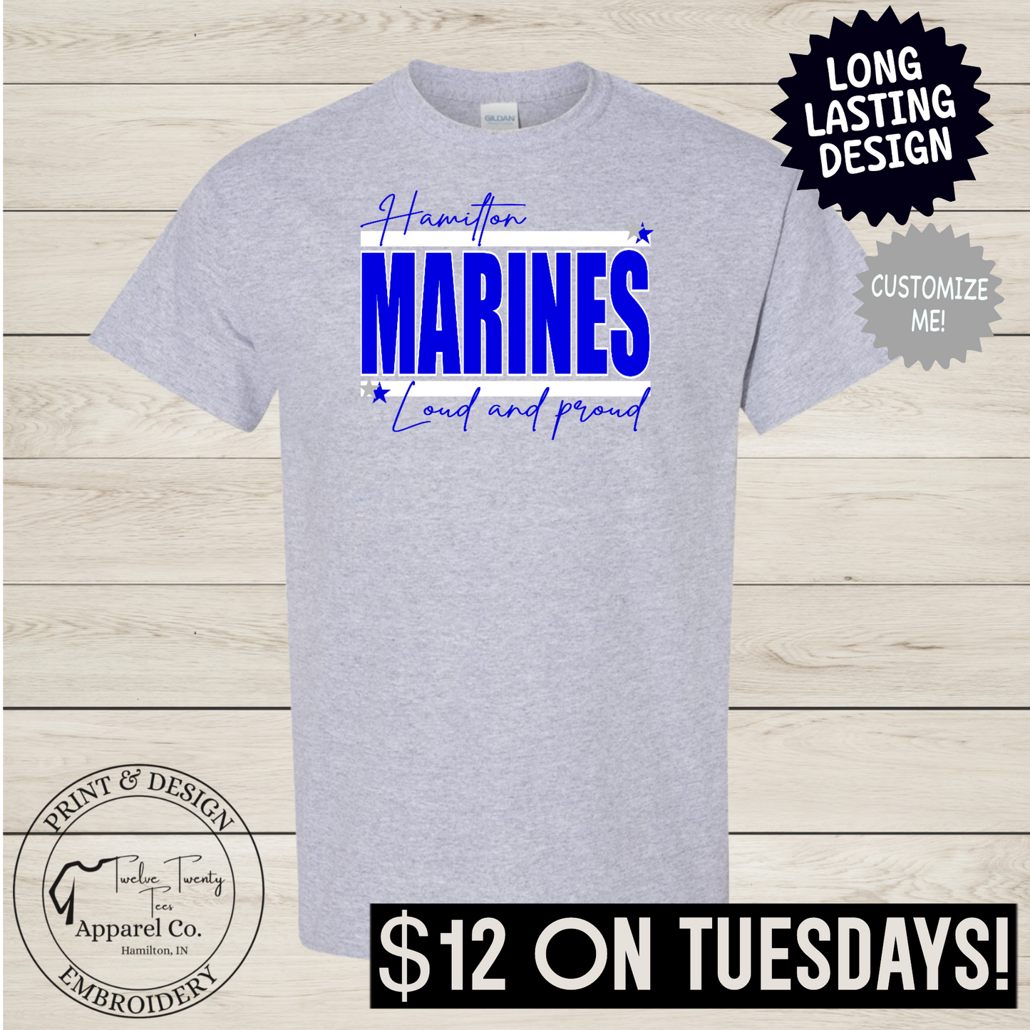 Loud and proud mascot