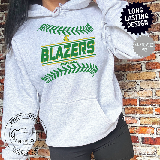 Softball/Baseball Seams Mascot