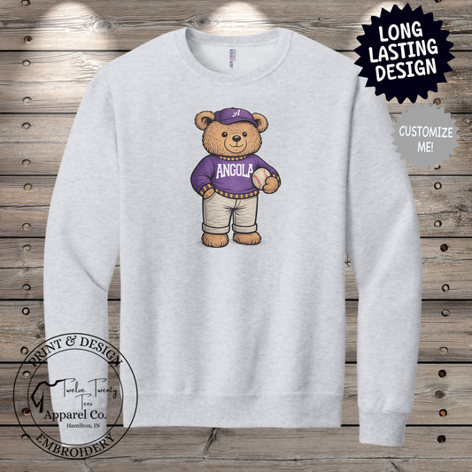 Vintage bear baseball