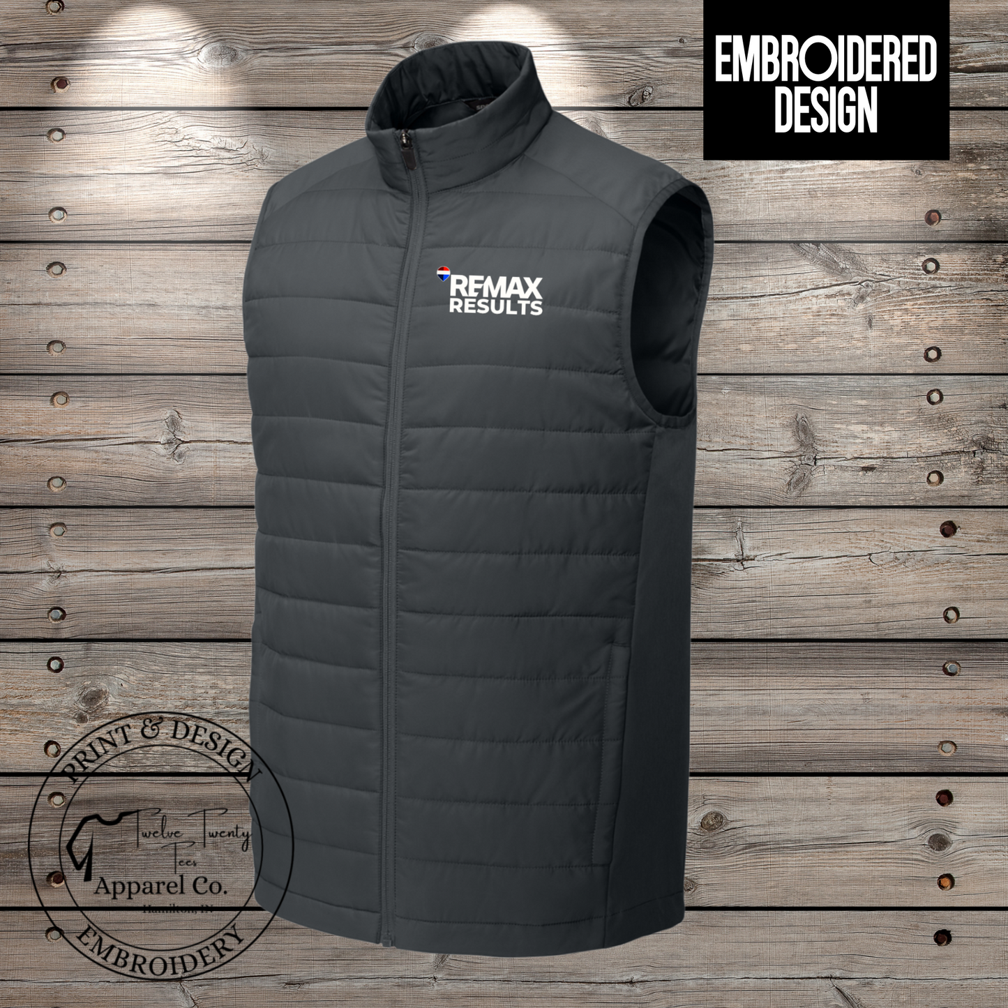 REMAX Embroidered Puffer Vest