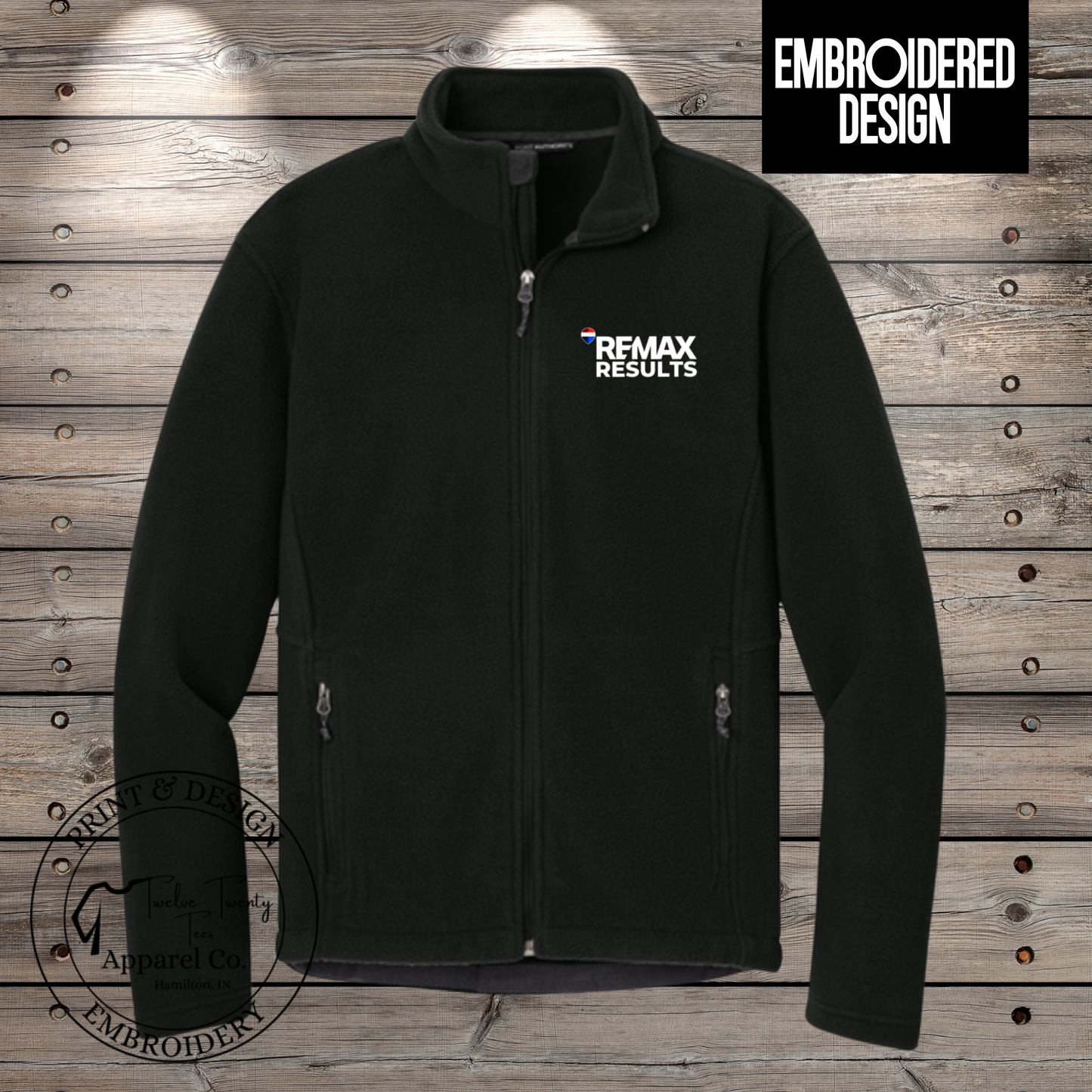 REMAX Embroidered Fleece Full Zip