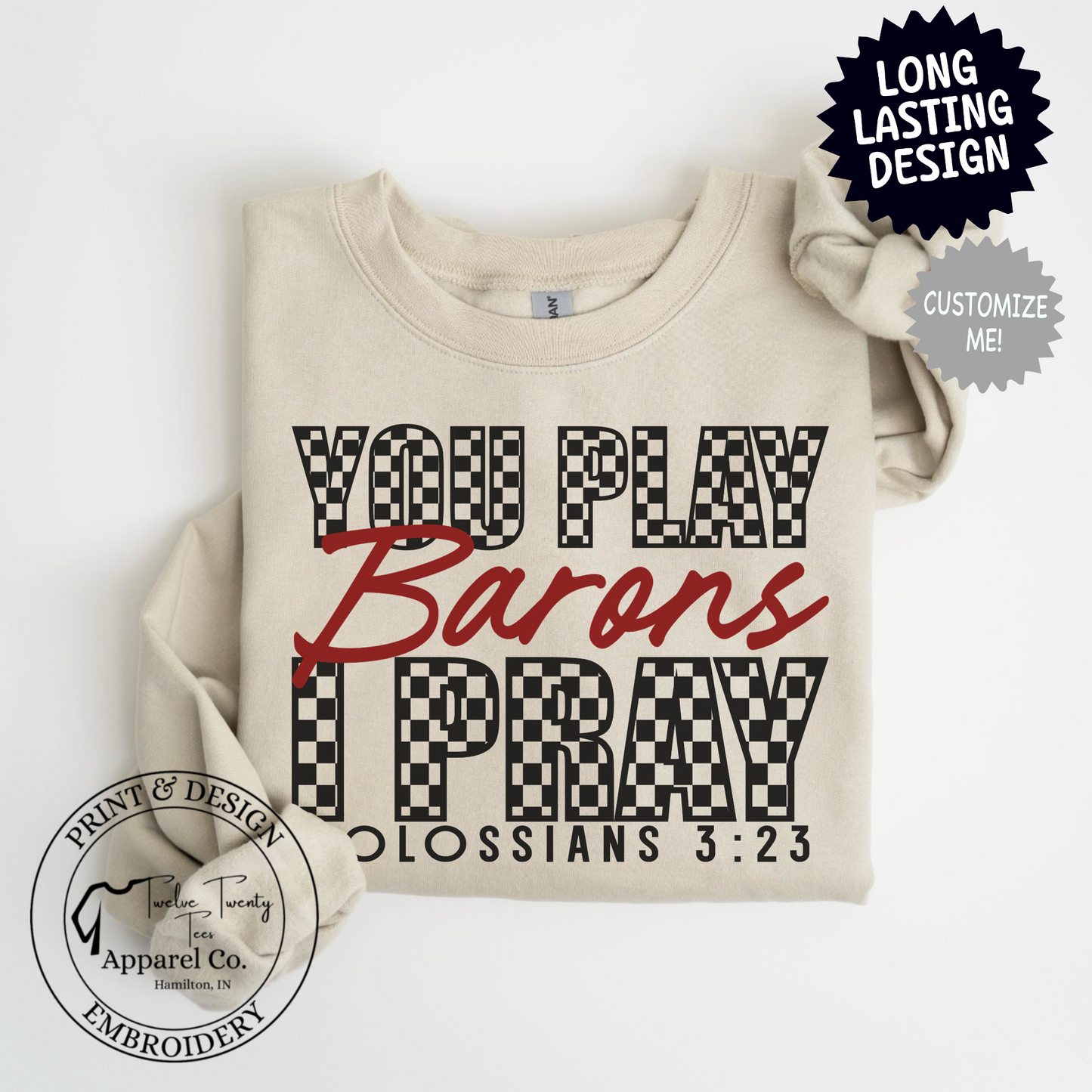 You play I Pray Checkered