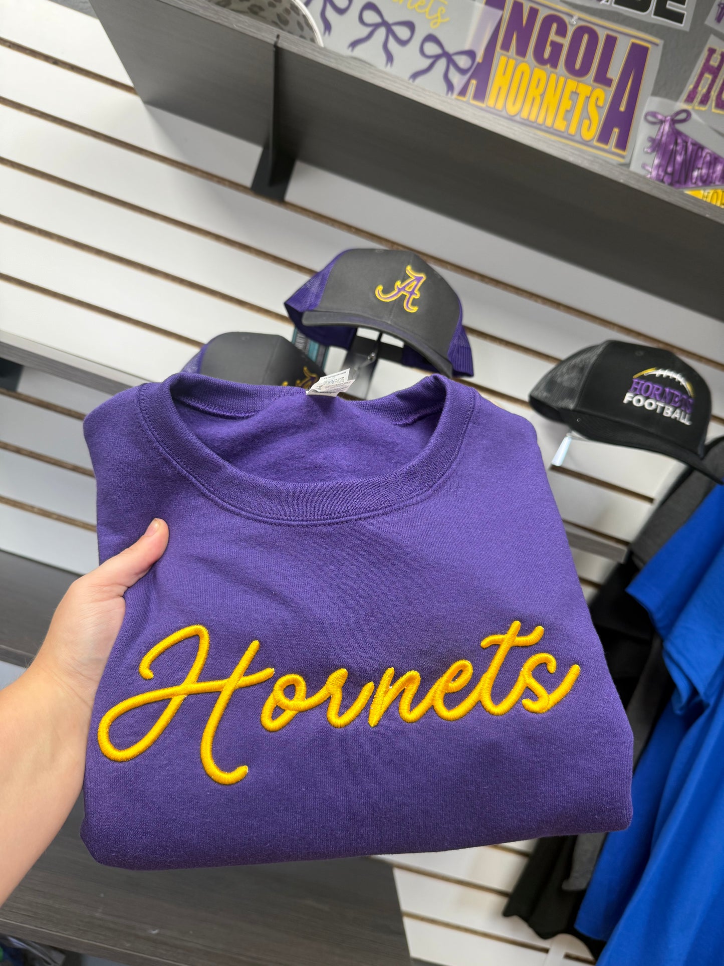 3D mascot cursive embroidery